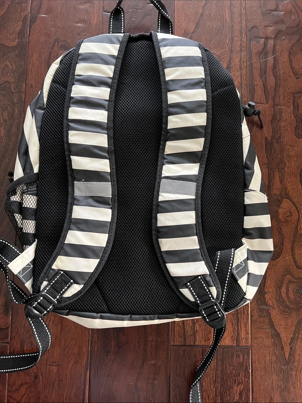 Scout Black and White Striped Men's Backpack